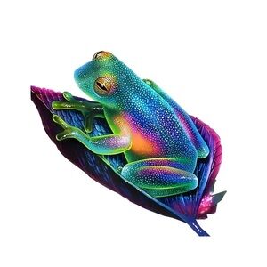 Vibrant Frog Puzzle by [Brand] - Multicolor SMALL